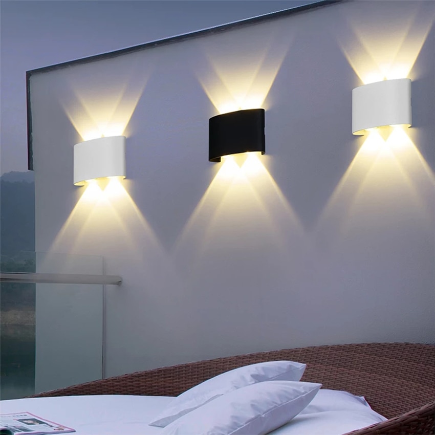 Double Sided Aluminum Outdoor LED Wall Lamp Double Sided Aluminum Outdoor LED Wall Lamp