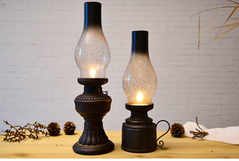 Retro Kerosene Lamp Style Candle Holder
