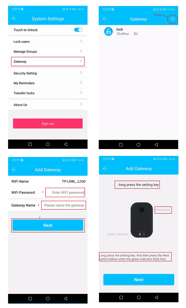Smart Electronic Bluetooth Lock